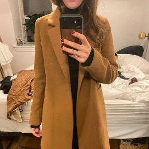 Thrift find - camel wool pea coat